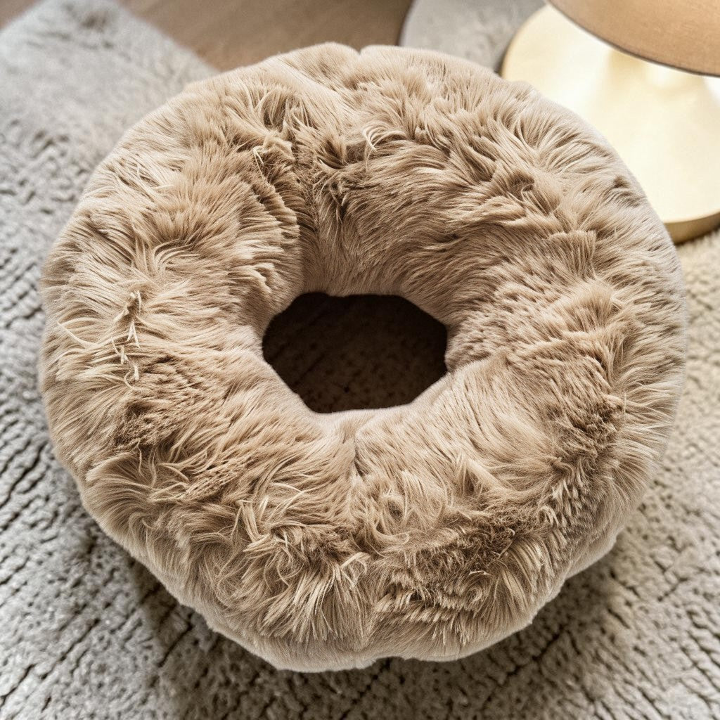 ZAVEMON CloudComfort Calming Pet Bed - Orthopedic Deep Sleep Nest