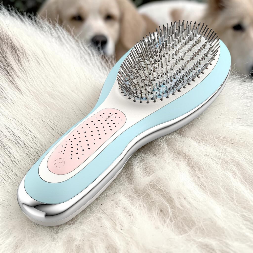 ZAVEMON One-Click Self-Cleaning Slicker Brush - Professional Grooming Tool